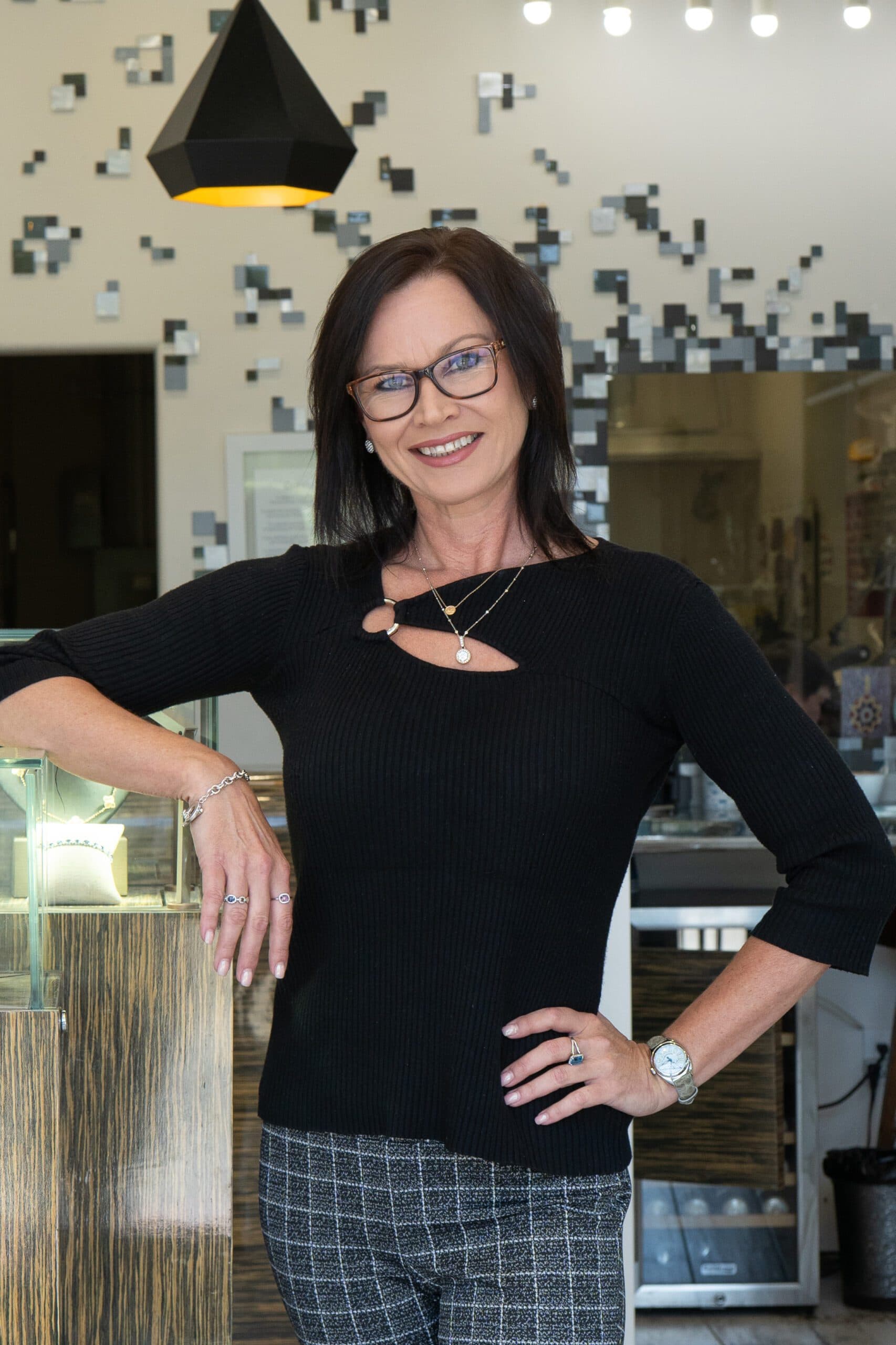 Catherine Greig at work